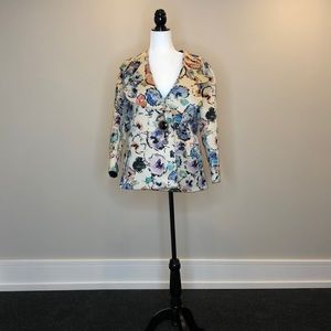 FINAL SALE! Floral Cream Giorgio Armani Blazer